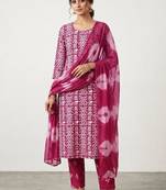 printed cotton unstitched dress material