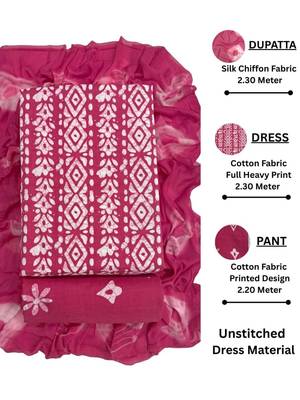 printed cotton unstitched dress material 5