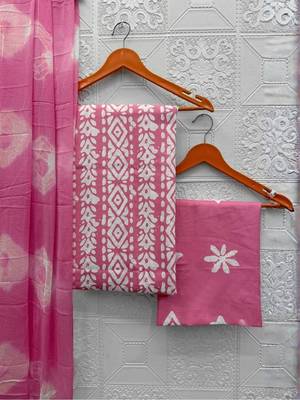 printed cotton unstitched dress material 1