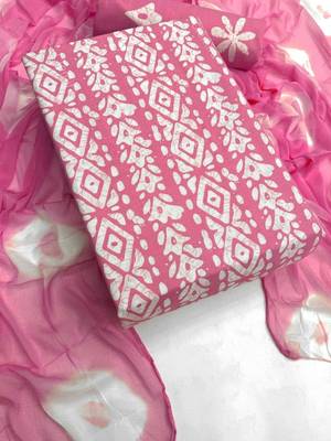 printed cotton unstitched dress material 2