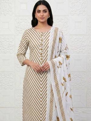 printed cotton unstitched dress material 2