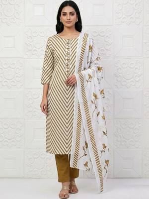 printed cotton unstitched dress material 3