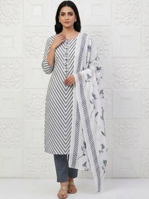 printed cotton unstitched dress material 1