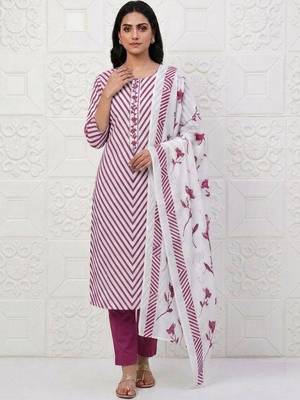 printed cotton unstitched dress material 1