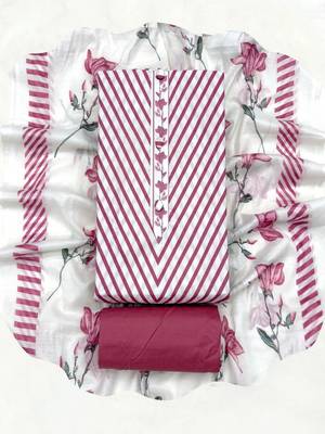 printed cotton unstitched dress material 4