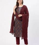 printed cotton unstitched dress material