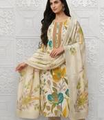 printed cotton unstitched dress material