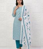 printed cotton unstitched dress material