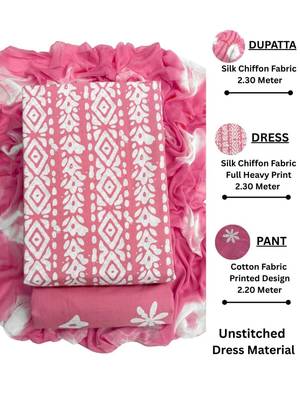 printed cotton unstitched dress material 5
