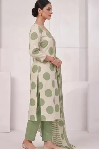 printed cotton unstitched dress material