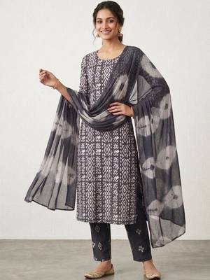 printed cotton unstitched dress material 1