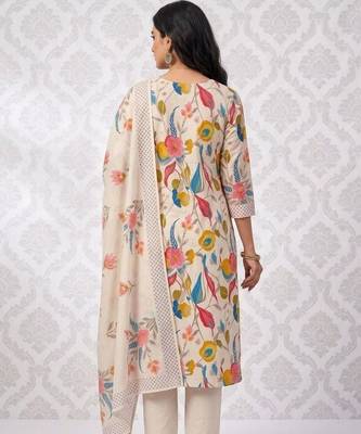 women printed cotton unstitched dress material 2