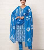 printed cotton unstitched dress material