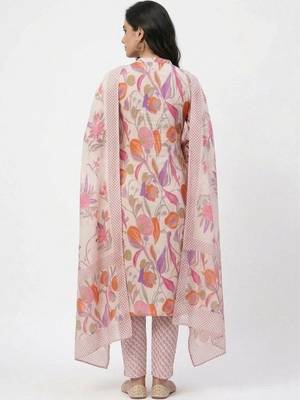 printed cotton unstitched dress material 2