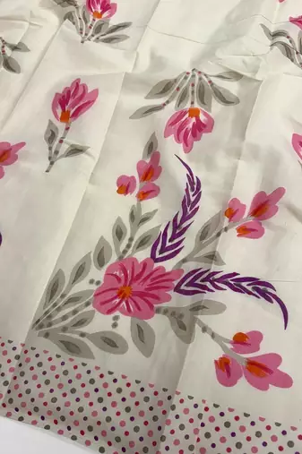 printed cotton unstitched dress material