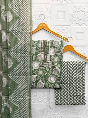 printed cotton unstitched dress material 3