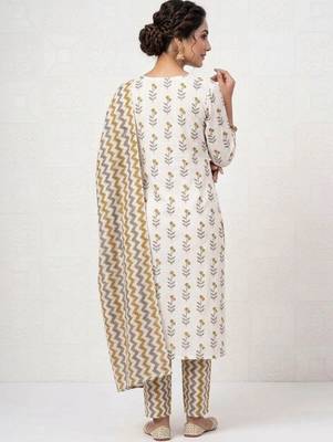 printed cotton unstitched dress material 3