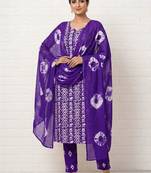 women printed cotton unstitched dress material