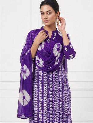 women printed cotton unstitched dress material 3