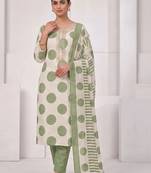 printed cotton unstitched dress material