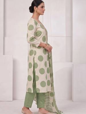 printed cotton unstitched dress material 2