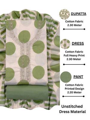 printed cotton unstitched dress material 4