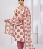 printed cotton unstitched dress material