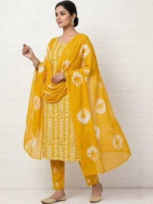printed cotton unstitched dress material 3