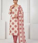 printed cotton unstitched dress material