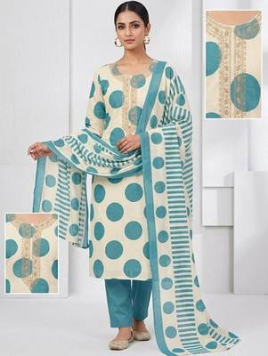 fashions eye women printed cotton unstitched dress material 1