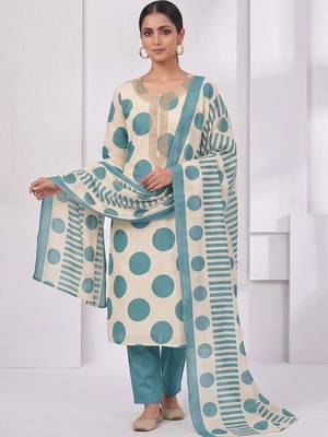 fashions eye women printed cotton unstitched dress material 2
