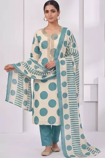 fashions eye women printed cotton unstitched dress material
