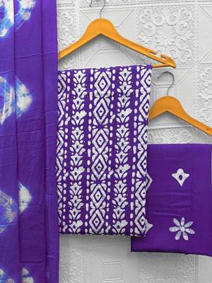 printed cotton unstitched dress material 2