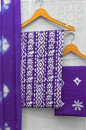 printed cotton unstitched dress material