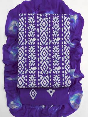 printed cotton unstitched dress material 3