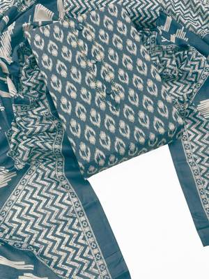 printed cotton unstitched dress material 3