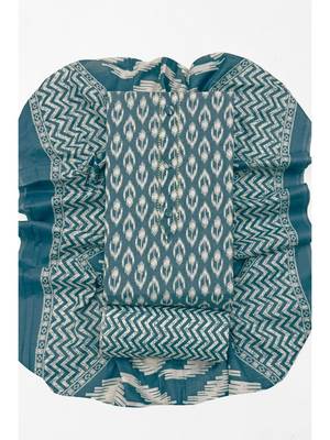 printed cotton unstitched dress material 4