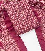 printed cotton unstitched dress material