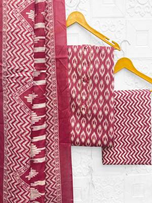 printed cotton unstitched dress material 4