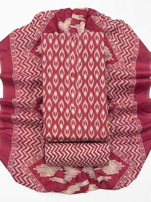 printed cotton unstitched dress material 5