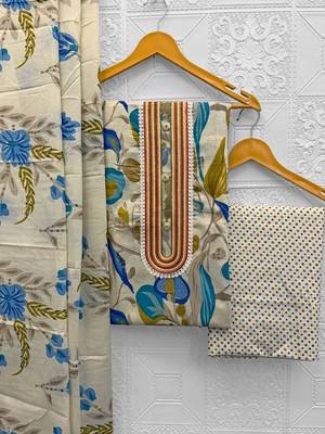 printed unstitched dress material 1