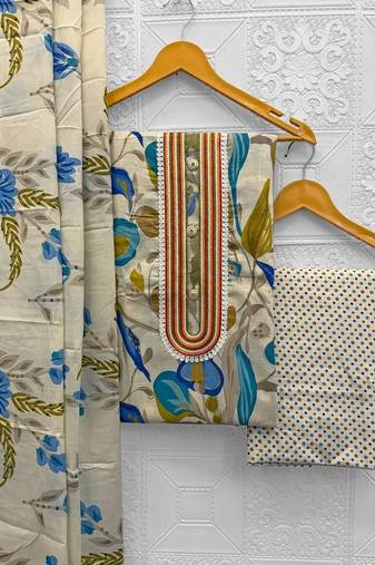 printed unstitched dress material