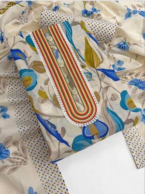 printed unstitched dress material 3