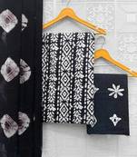 printed cotton unstitched dress material