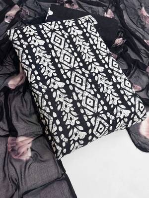 printed cotton unstitched dress material 3