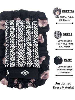 printed cotton unstitched dress material 5