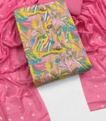 printed unstitched dress material