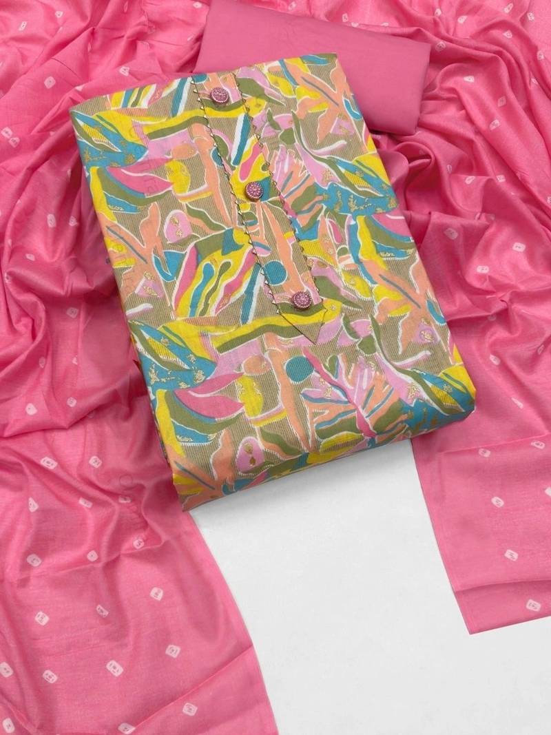 printed unstitched dress material