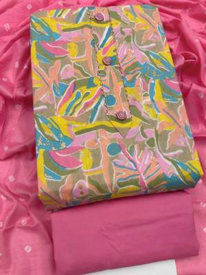 printed unstitched dress material 2