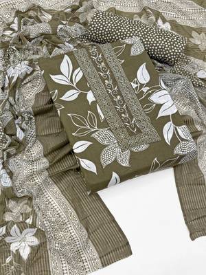 printed cotton unstitched dress material 1